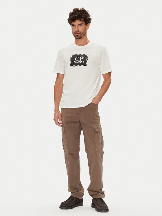C.P. Company C.P. Company T-Shirt RCCMTS723A005100W Εκρού Regular Fit