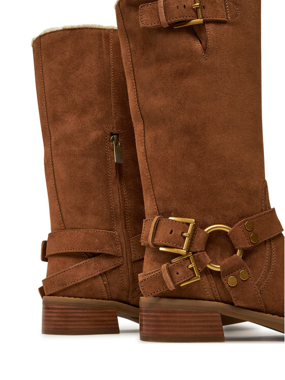 MICHAEL Michael Kors Чоботи MICHAEL Michael Kors Crosby 40F4CBFB6S Коричневий