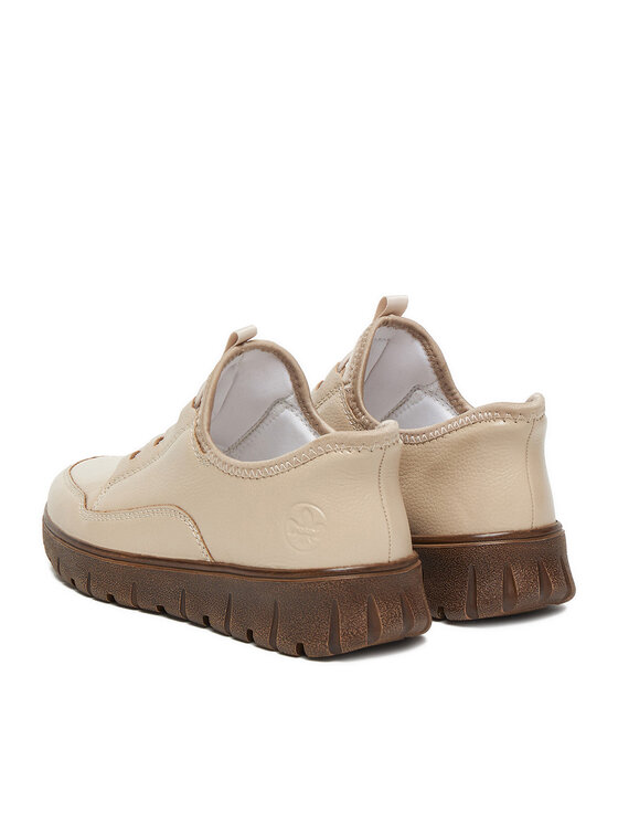 Rieker Sneakersy Rieker N1357-60 Béžová