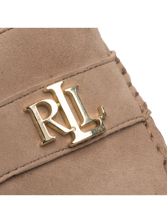 LAUREN RALPH LAUREN Mokasyny Lauren Ralph Lauren Barnsbury 802774705001 Beżowy