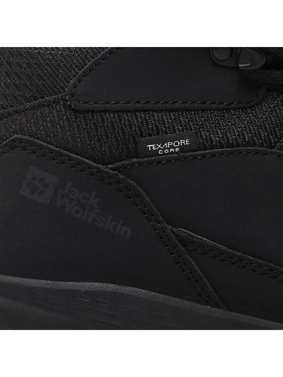 Jack Wolfskin Trekingová obuv Jack Wolfskin Everquest Texapore Mid M 4053611 Černá