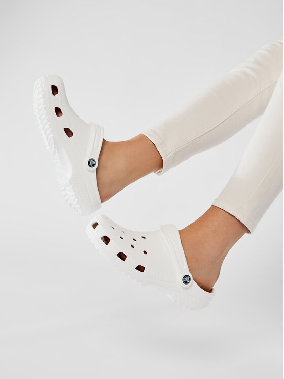Crocs Šľapky Crocs Classic 10001 Biela