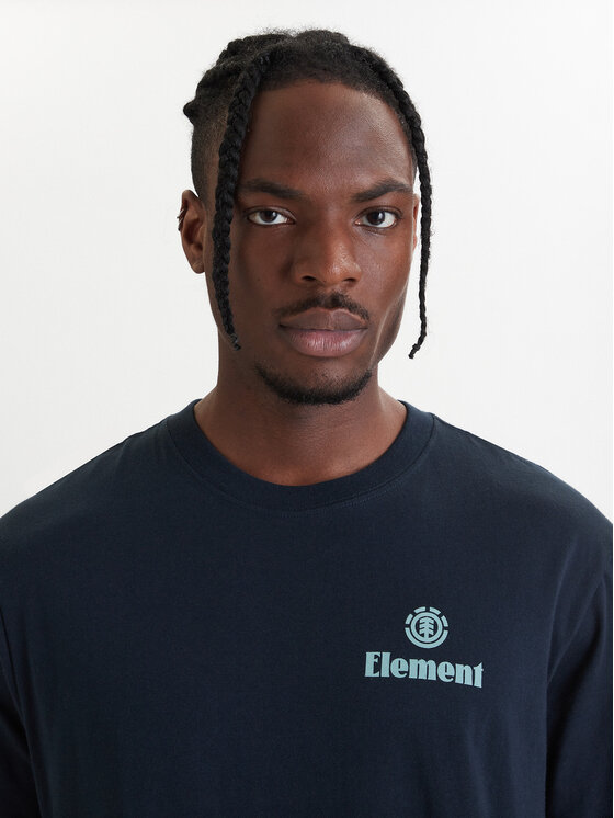 Element Element Camiseta Epic ELYZT00578 Azul marino Regular Fit