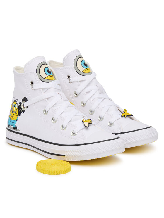 Converse Sportbačiai Converse Minions Chuck Taylor All Star A21403C Balta