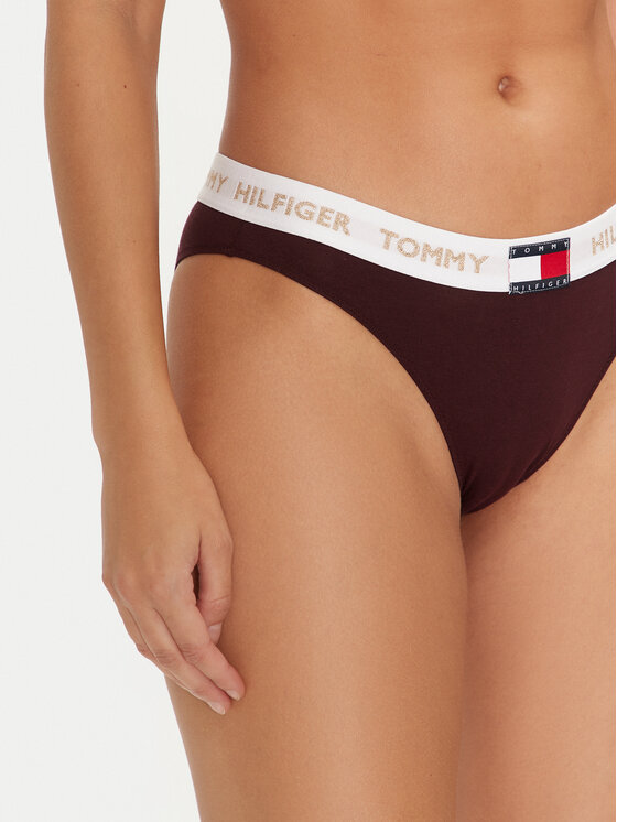 Tommy Hilfiger Tommy Hilfiger Braguitas clásicas UW0UW05653 Guinda/burdeos