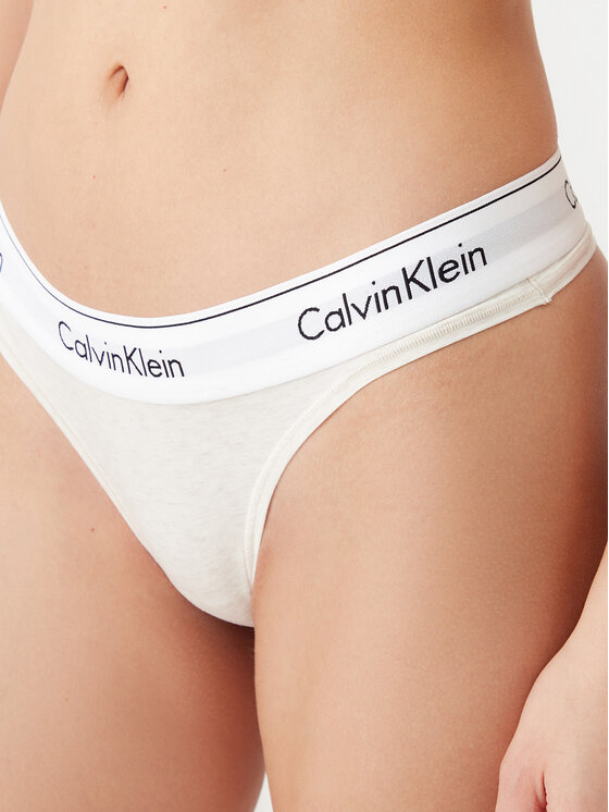 Calvin Klein Underwear Calvin Klein Underwear Perizoma 0000F3786E Beige
