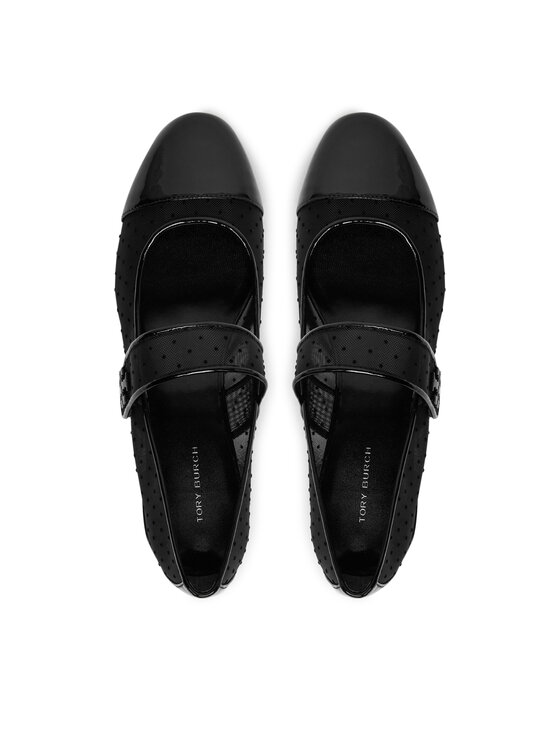 Tory Burch Balerini Tory Burch Cap-Toe Mary Jane 162496 Negru