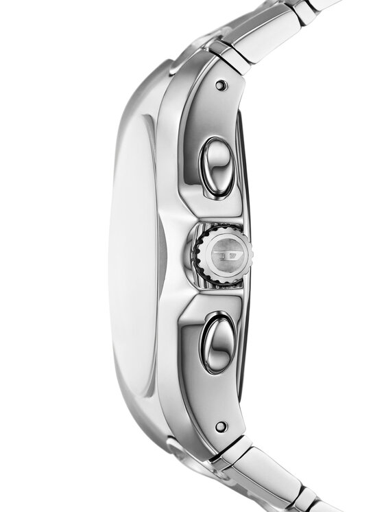 Diesel Годинник Diesel D-Curve Chronograph DZ4694 Срібний