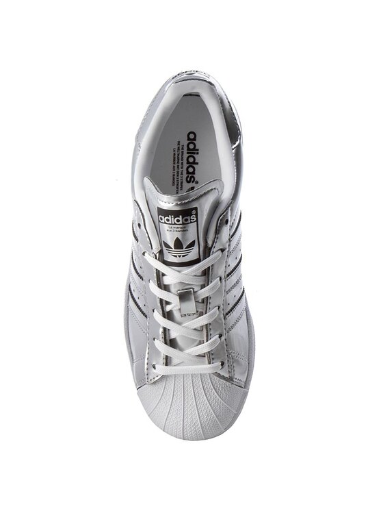 adidas Sneakersy adidas Superstar W CG3681 Strieborná
