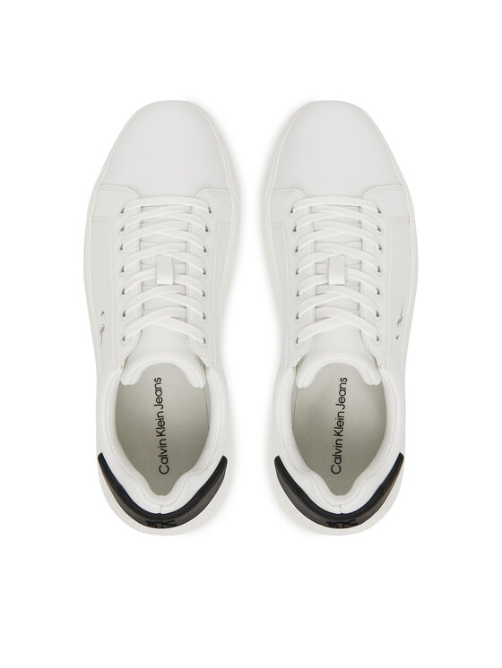 Calvin Klein Jeans Tenisice Calvin Klein Jeans Chunky Cupsole Ru Patch Lth YM0YM01296 Bijela