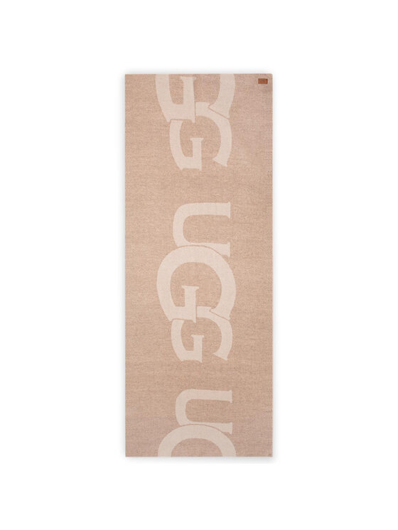 Ugg Fular Ugg W Woven Ugg Logo Scarf 18769 Bej