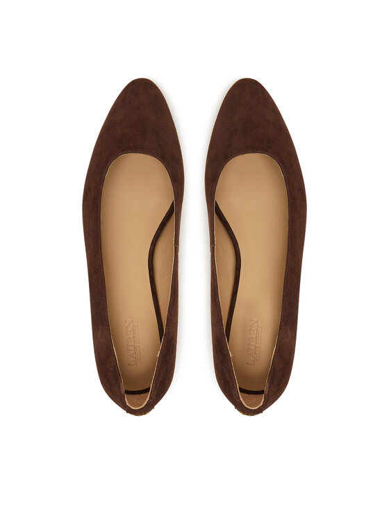 LAUREN RALPH LAUREN Czółenka LAUREN RALPH LAUREN Weslee 802P15819007 Brązowy