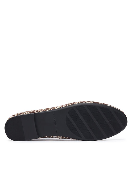 Tommy Hilfiger Baleríny Tommy Hilfiger Th Charm Jacquard Ballerina FW0FW09504 Barevná