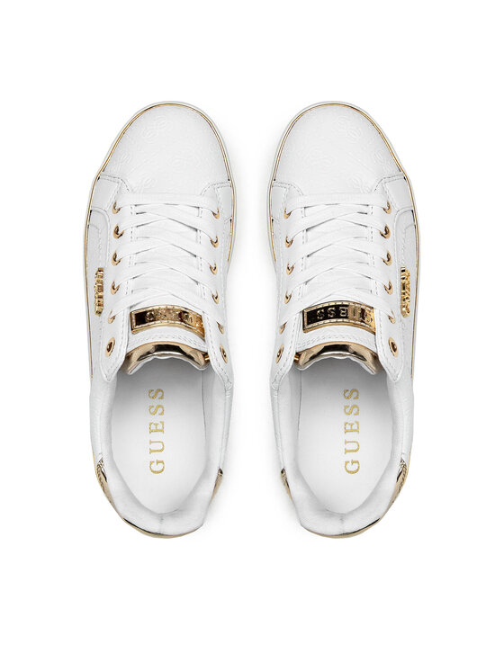 Guess Sneakers Donna Bianco – Modello FLPDS4 FAL12 In Ecopelle - 2