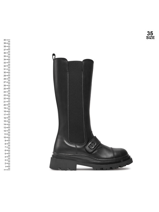 TWINSET Ботуши TWINSET Chelsea 242GCJ S Черен