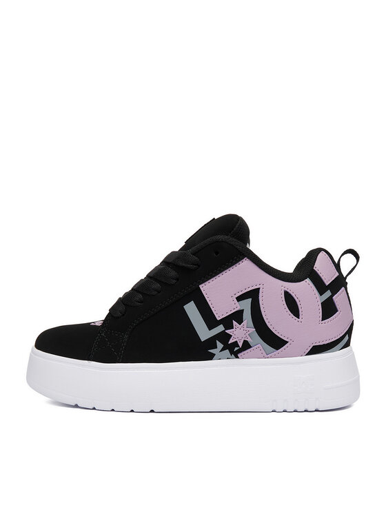 DC Shoes Снікерcи DC Shoes EO-COURT GRAFFIK PLATFORM DC02422003 Чорний