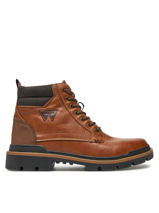 Wrangler Turistická obuv Wrangler Nevada 20243033.JCU Hnědá