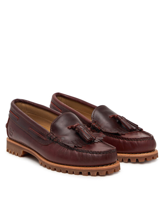 Timberland Loaferek Timberland Authentic Kiltie Loafer TB0A2Q21EIW1 Bordó