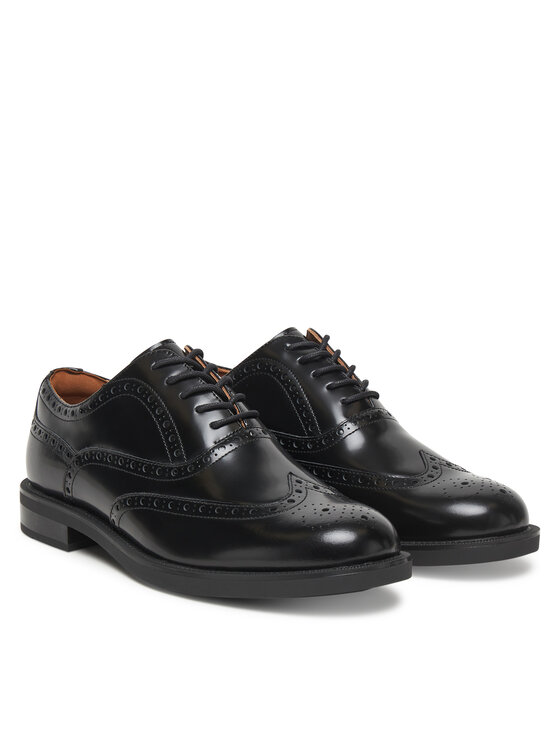 Tommy Hilfiger Polobotky Tommy Hilfiger Hilfiger Vogue FM0FM05766 Černá