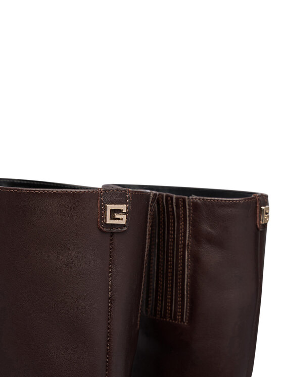Guess Botas altas Guess FLFNRL LEA11 Marrón
