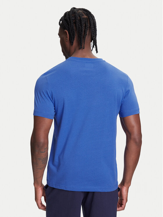 Kappa Kappa Футболка Logo Korpo Cafers 304J150 Голубий Slim Fit