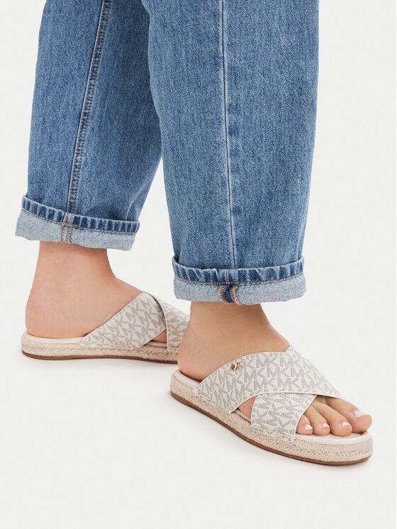 MICHAEL Michael Kors Espadrilles MICHAEL Michael Kors Kenzie 40R6KZFS1B Krém
