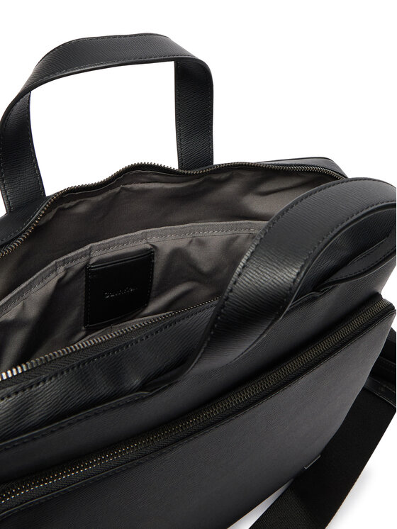 Calvin Klein Чанта за лаптоп Calvin Klein Emblem Hw Commuter LV04D3290G Черен