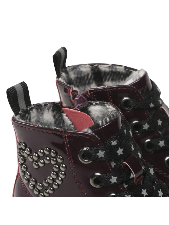 Nelli Blu Черевики Nelli Blu CMYF001-69 Бордовий