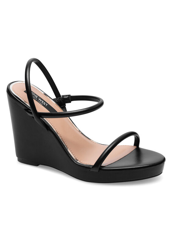 Nine West Sandały Nine West WFA2624-1 Czarny