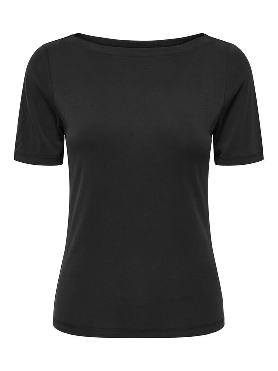 ONLY ONLY Camiseta Free 15367559 Negro Regular Fit