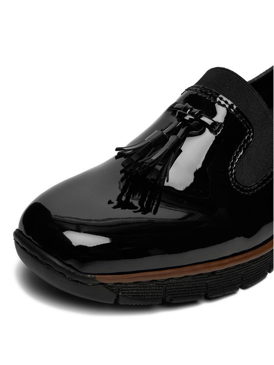 Rieker Polobotky Rieker 53751-00 Černá