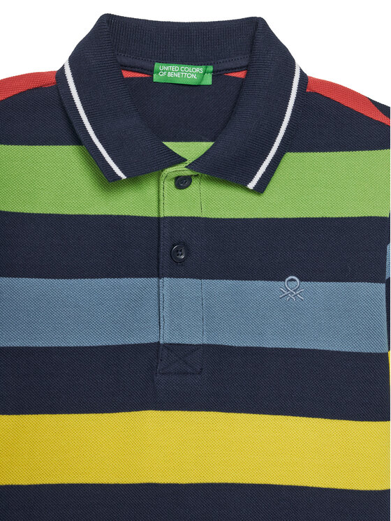 United Colors Of Benetton United Colors Of Benetton Polo 39QAC301T Šarena Regular Fit
