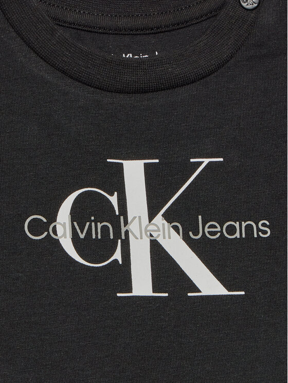 Calvin Klein Jeans Calvin Klein Jeans Camiseta Monogram IN0IN00001 Negro Regular Fit