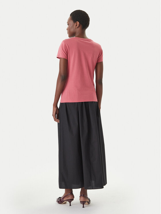 BOSS BOSS Póló C_Elove 50554696 Rózsaszín Slim Fit