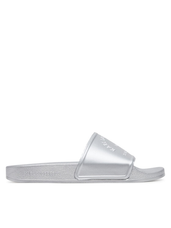 KARL LAGERFELD Шльопанці KARL LAGERFELD Kondo 2.0 KL80908A Срібний