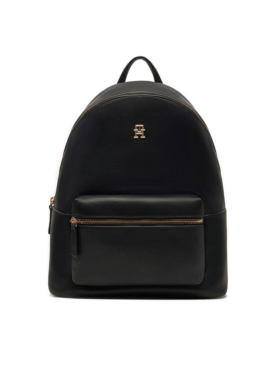 Tommy Hilfiger Hátizsák Tommy Hilfiger Th Logotape Backpack AW0AW17163 Fekete