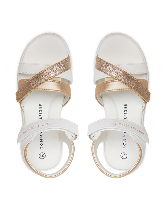 Tommy Hilfiger Σανδάλια Tommy Hilfiger Velcro Sandal T1A2-33770-0273 S Λευκό
