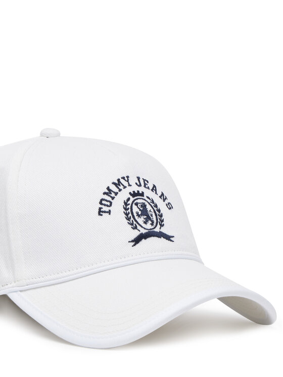Tommy Jeans Czapka z daszkiem Tommy Jeans Cool Summer AW0AW17315 Écru