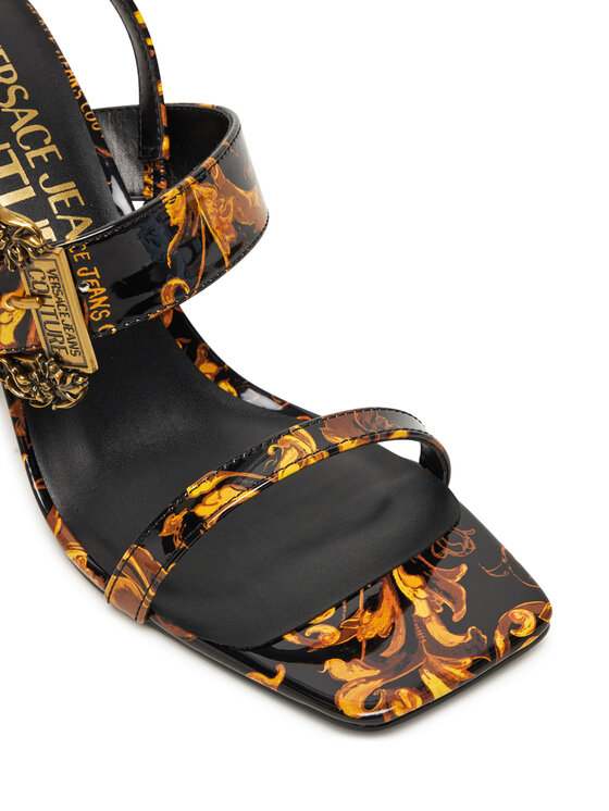 Versace Jeans Couture Босоніжки Versace Jeans Couture 79VA3S71 Чорний