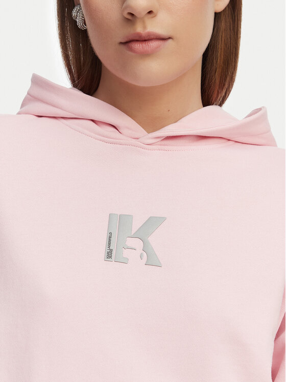 Karl Lagerfeld Jeans Karl Lagerfeld Jeans Sudadera B2W20037 Rosa claro Regular Fit