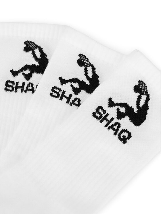 SHAQ Довгі шкарпетки Shaq SHQ-MB-003-AW24 Білий