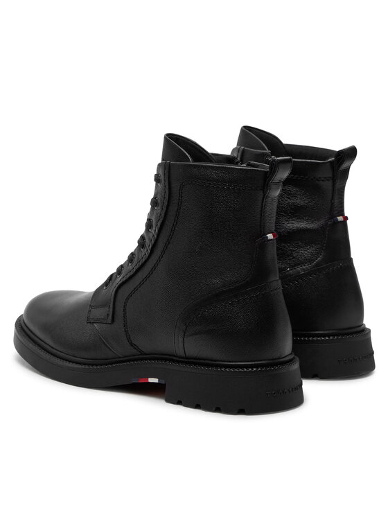 Tommy Hilfiger Šnurovacia obuv Tommy Hilfiger FM0FM05183 Čierna