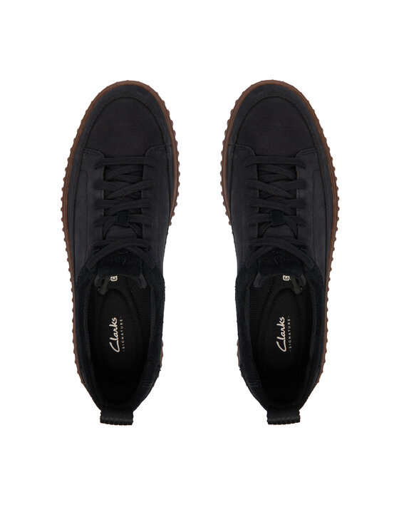 Clarks Снікерcи Clarks Torhill Lace 26183470 Чорний