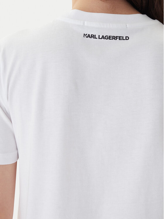 KARL LAGERFELD KARL LAGERFELD Camiseta B1W17091 Blanco Regular Fit