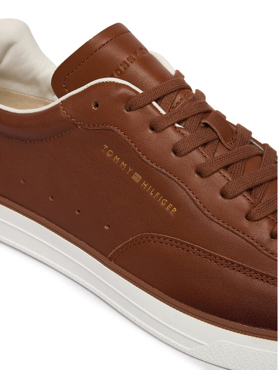 Tommy Hilfiger Zapatillas Tommy Hilfiger Th Lo Lux 1A2 Cognac FM0FM05870 Marrón