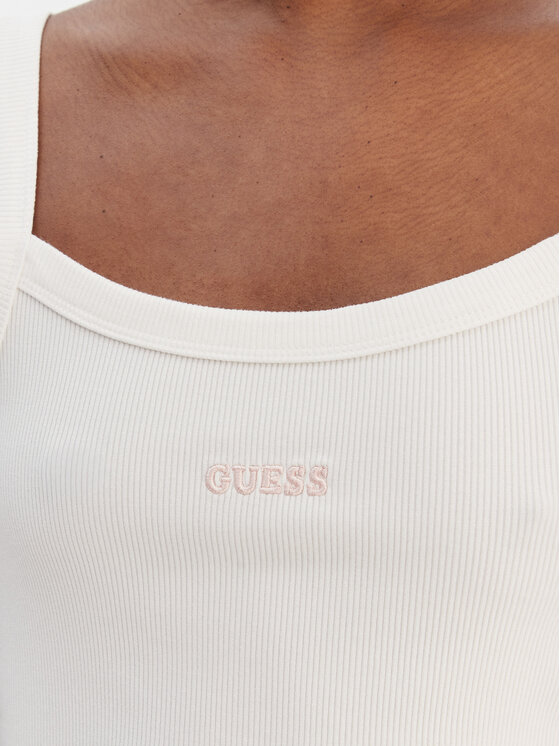 Guess Guess Top V6GP16 K3180 Blanco Regular Fit