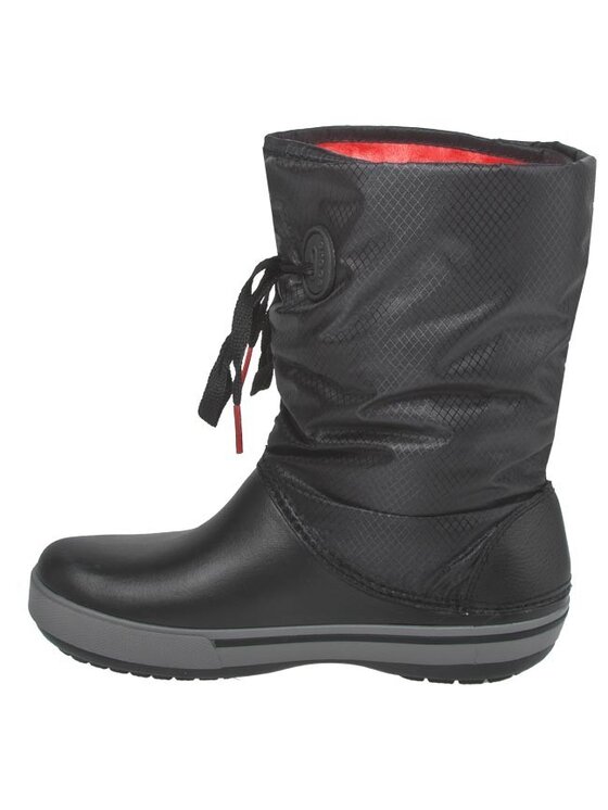 Crocs Cizme de zăpadă Crocs Crocband II.5 Lace Boot W 14545 Black/Charcoal