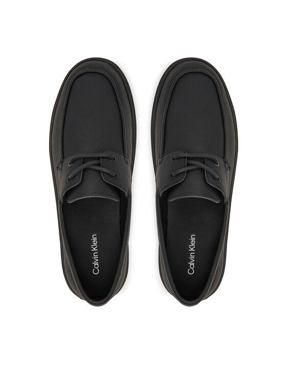 Calvin Klein Scarpe basse Calvin Klein Hybrid Clean Boat Shoe Lth HM0HM02233 Nero
