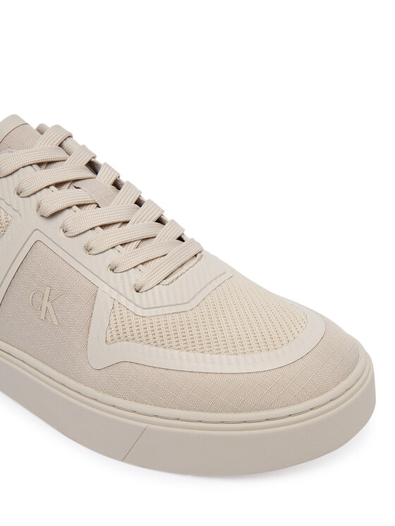 Calvin Klein Sneakersy Calvin Klein Classic Cups Laceup Knit HM0HM02130 Beżowy
