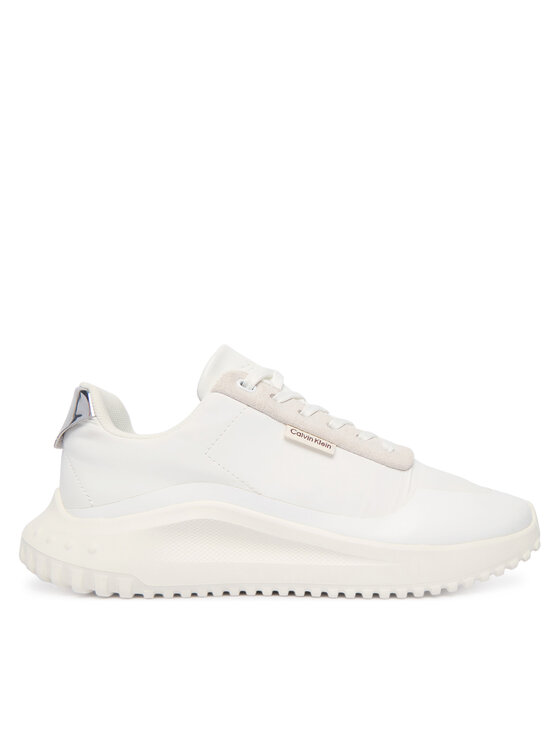 Calvin Klein Sneakers Calvin Klein Eva Runner Lace Up Mat Mix YW0YW02016 Alb